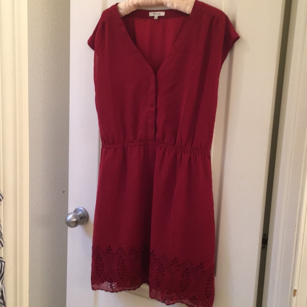 Madewell red dress